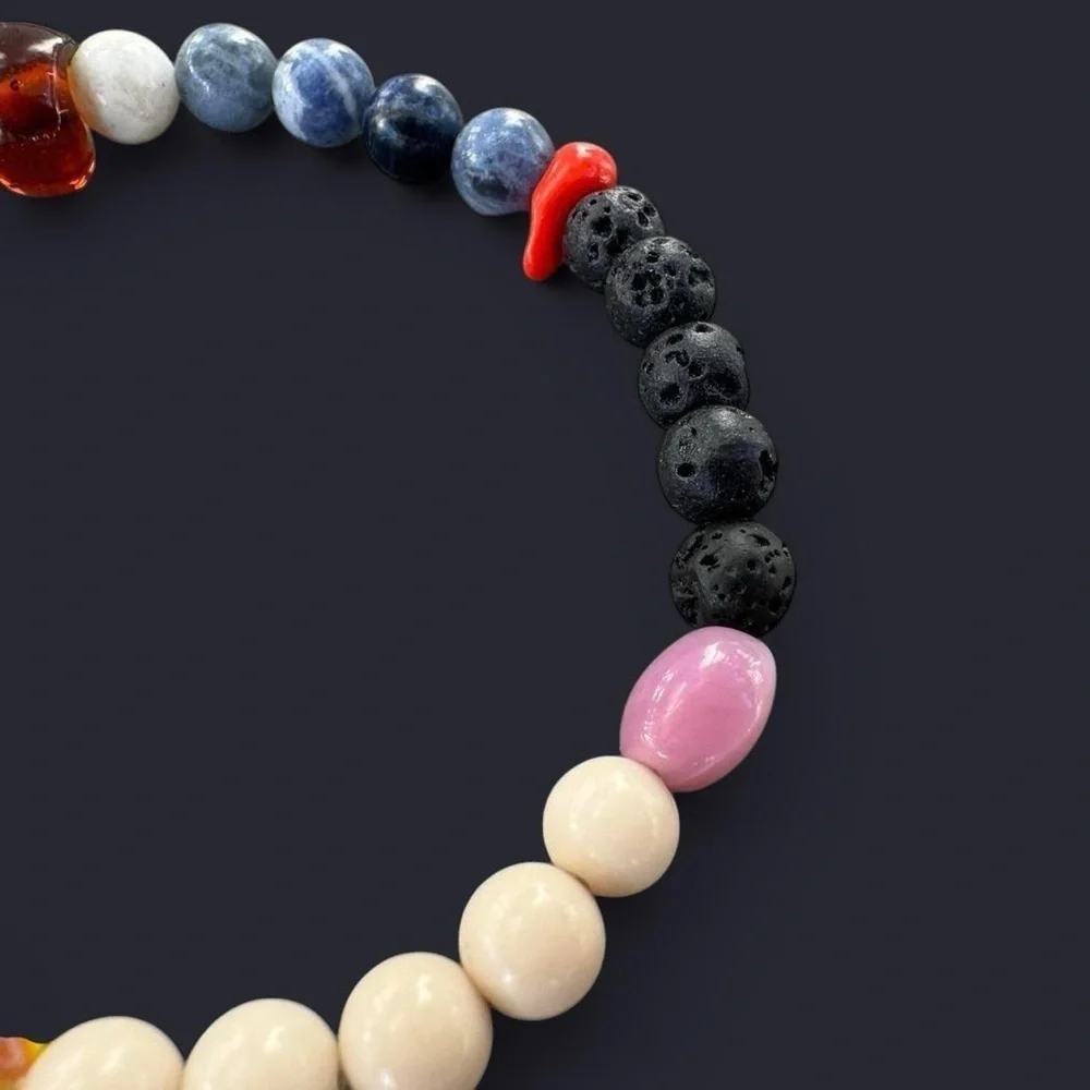 Mixed Bead Bracelet 6mm